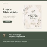 7 napos Biblia kihívás | Ajándék munkafüzet
