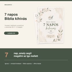 7 napos Biblia kihívás | Ajándék munkafüzet