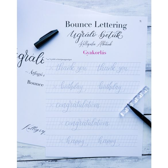 Bounce Lettering-Ugráló betűk e-munkafüzet