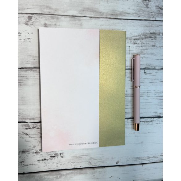 Kézzel készült pontrácsos füzet-Melegragasztós eljárás 