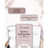 Modern Kalligráfia Kezdőknek- 26 oldalas kisbetűs digitális munkafüzet