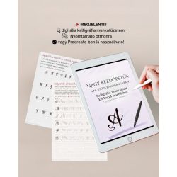   Nagy Kezdőbetűk a Modern Kalligráfiában- Digitális munkafüzet – kis hegyű ecsetfilchez (PDF)