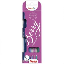 Pentel Touch Sign ecsetfilc, 4 db-os készlet ‘Berry’