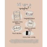 Social Media Lettering Pack - Kézzel írt digitális matricacsomag